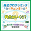 森塾プログラミング（キュレオ）料金はいくら？教材費や月謝の目安を徹底解説