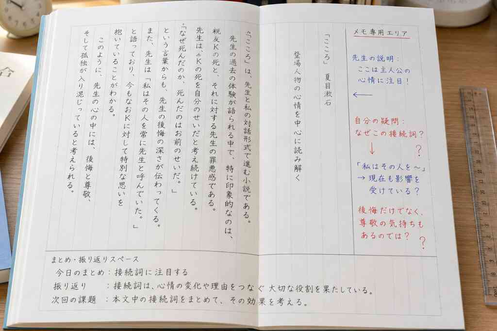 中学生の国語ノートの書き方｜成績が上がる取り方・まとめ方を解説