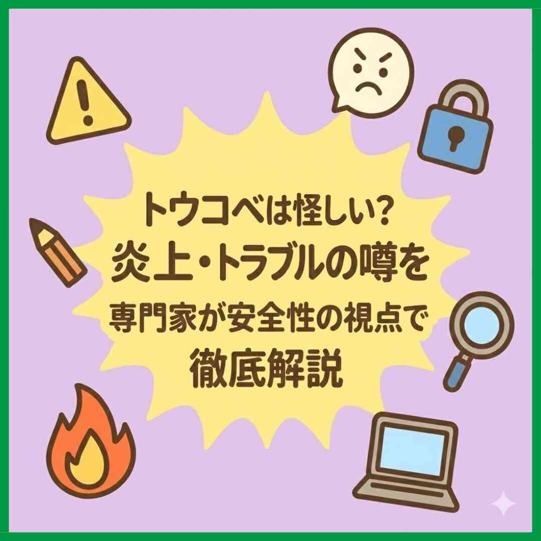 トウコベは怪しい？やばい・炎上・トラブルの噂を専門家が安全性の視点で徹底解説