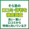 そら塾の口コミ・評判を徹底調査｜良い・悪い口コミから特徴と向いている子