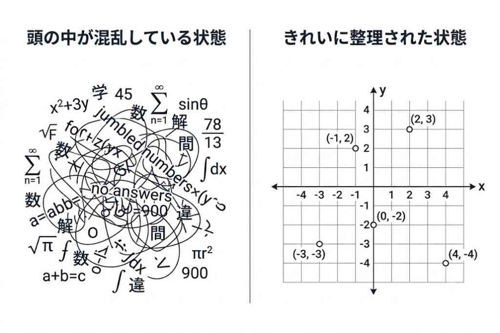 中学生の数学【関数】のつまずきを克服!xとyを日本語にする整理術